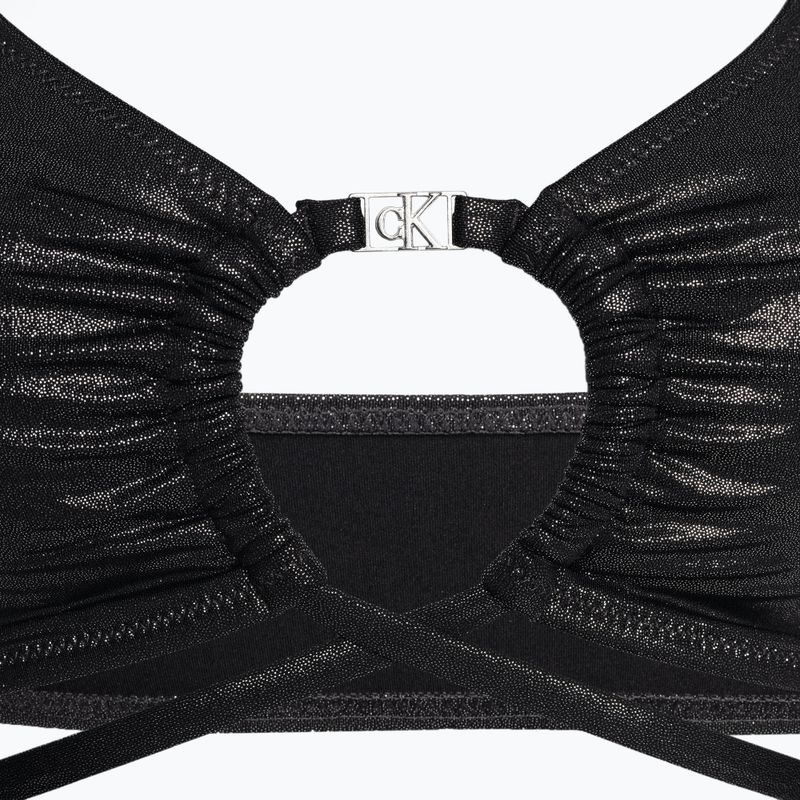 Calvin Klein Bralette-Rp fürdőruha felső fekete 3