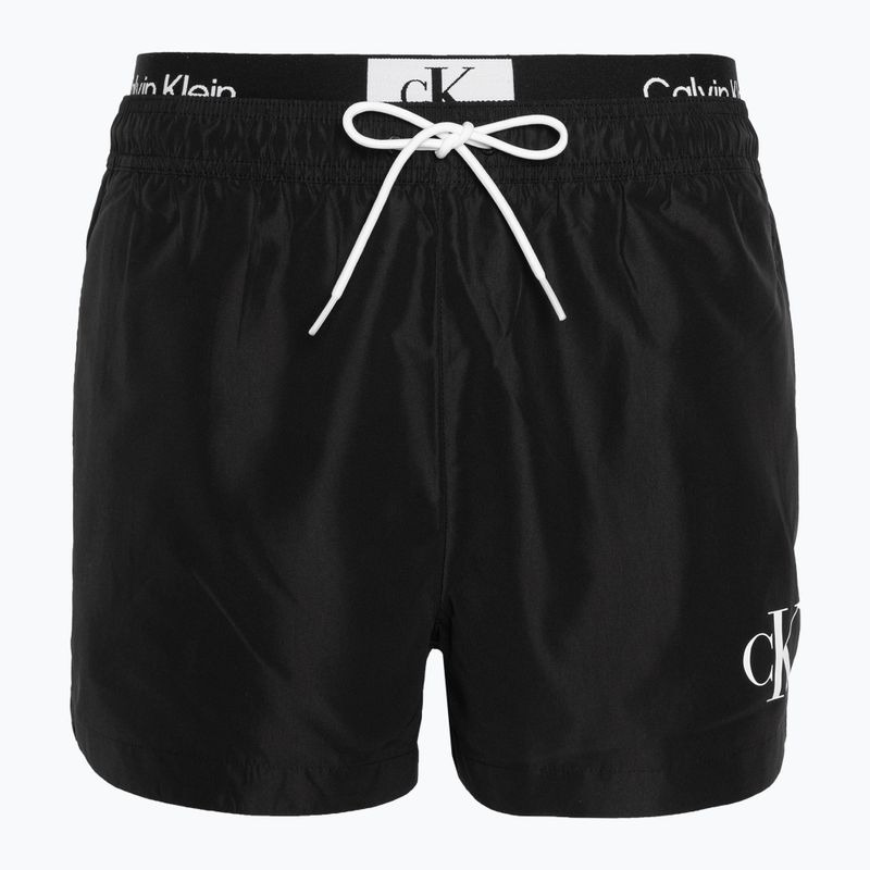 Férfi Calvin Klein Short Double Wb úszónadrág fekete