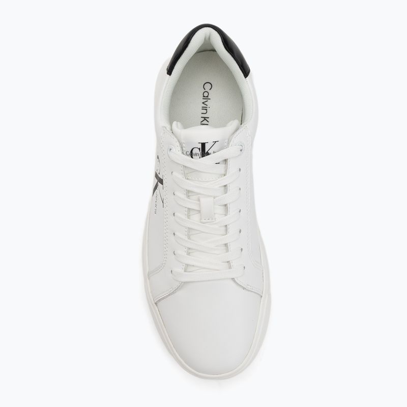 Calvin Klein férfi cipő YM0YM00681 Chunky Cupsole Monologo Lth tripla világos fehér/fekete 5