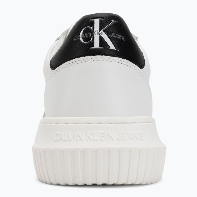 Calvin Klein férfi cipő YM0YM00681 Chunky Cupsole Monologo Lth tripla világos fehér/fekete 6