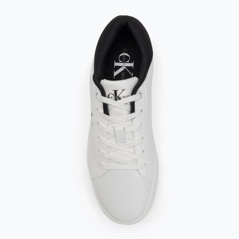 Calvin Klein női cipő YW0YW01444 Classic Cupsole Lowlaceup Lth Wn világos fehér/fekete 5