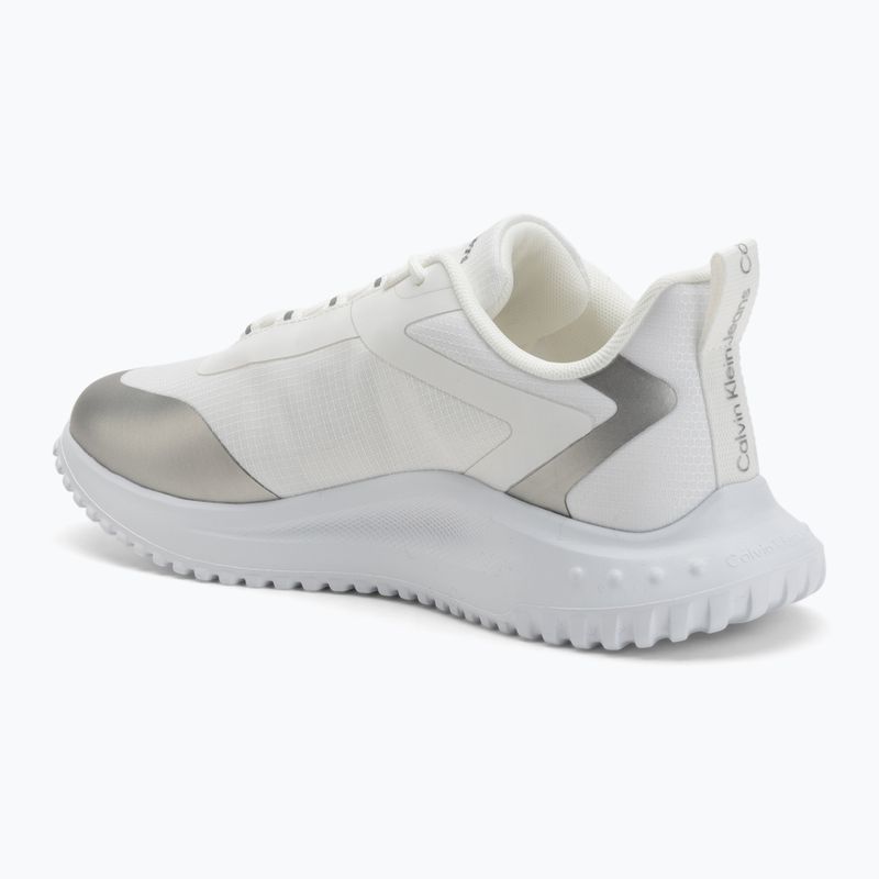 Női cipő Calvin Klein Eva Runner Low Lace Mix Ml Wn világos fehér/ezüst 3
