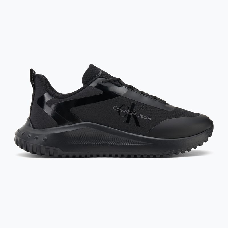 Calvin Klein férfi cipő YM0YM00968 Eva Runner Low Lace Ml Mix tripla fekete 2