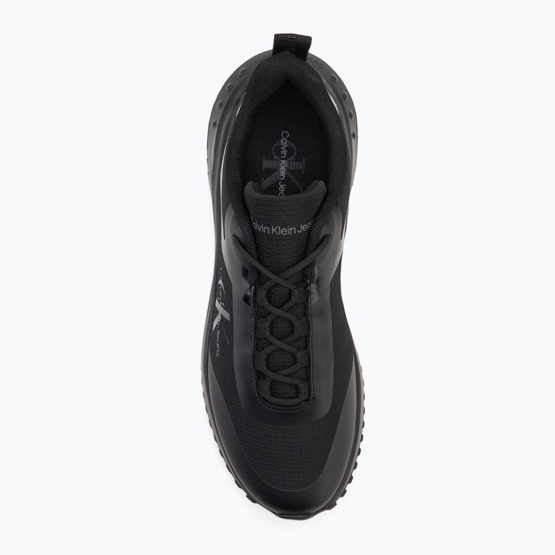 Calvin Klein férfi cipő YM0YM00968 Eva Runner Low Lace Ml Mix tripla fekete 5