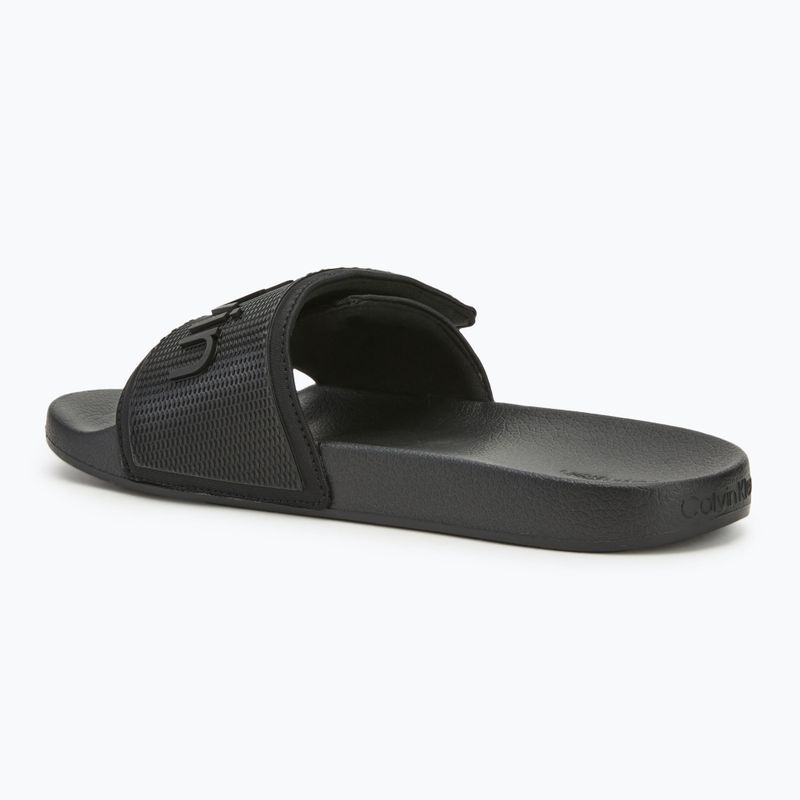 Férfi papucs Calvin Klein HM0HM01437 Adj Pool Slide TPU black 3