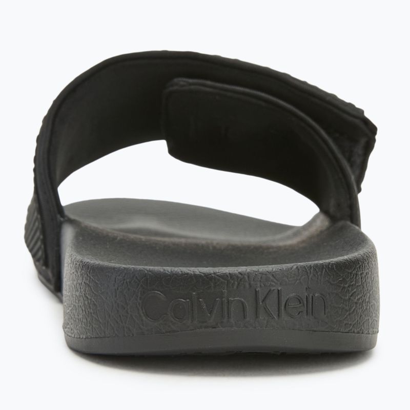 Férfi papucs Calvin Klein HM0HM01437 Adj Pool Slide TPU black 6