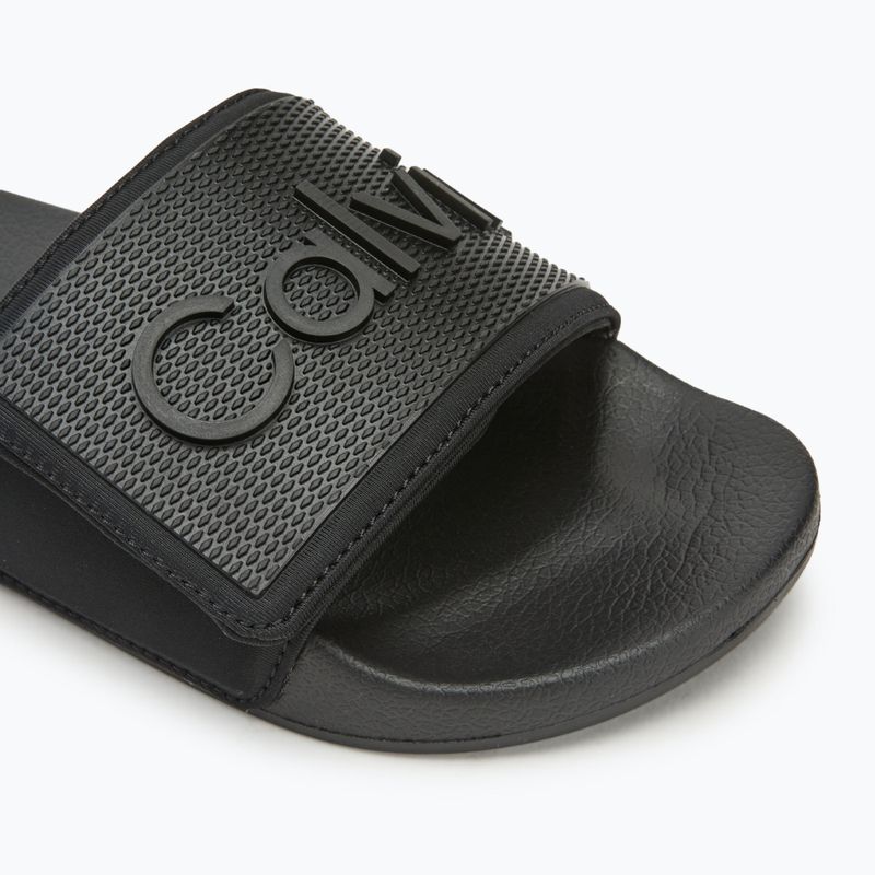 Férfi papucs Calvin Klein HM0HM01437 Adj Pool Slide TPU black 7