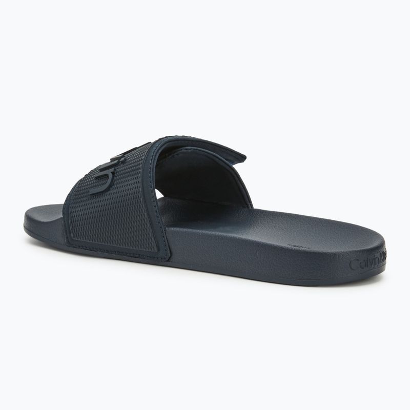Férfi papucs Calvin Klein HM0HM01437 Adj Pool Slide TPU calvin navy 3