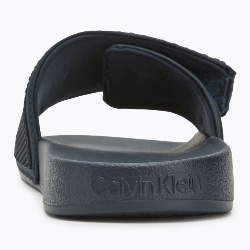 Férfi papucs Calvin Klein HM0HM01437 Adj Pool Slide TPU calvin navy 6