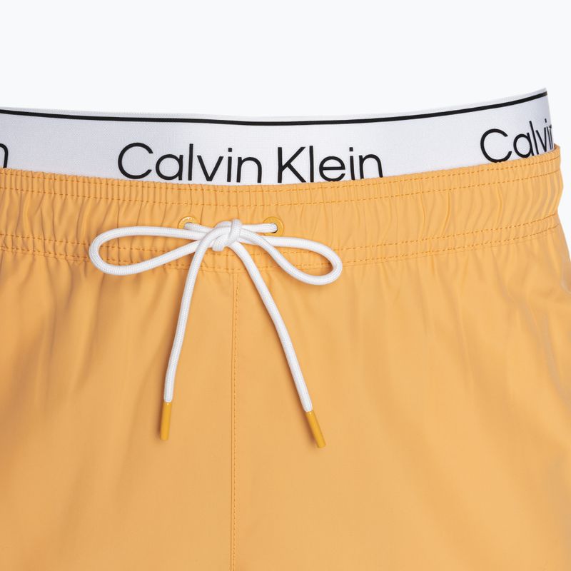 Férfi úszónadrág Calvin Klein Medium Double WB buff orange 3