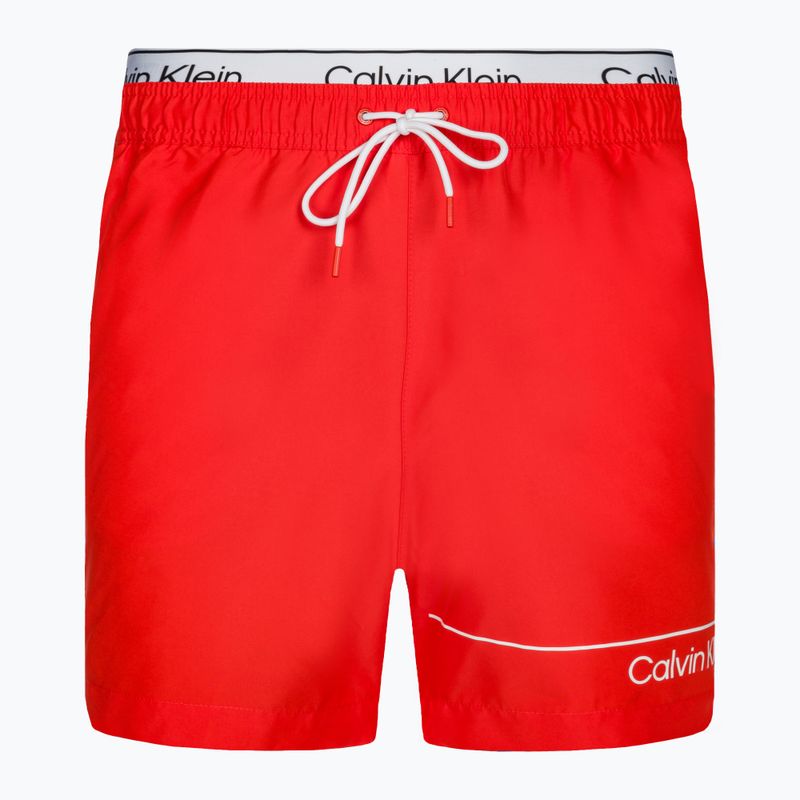 Férfi úszónadrág Calvin Klein Medium Double WB hot heat