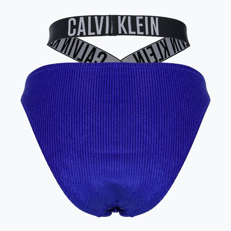 Bikini alsó  Calvin Klein High Leg Cheeky Bikini midnight lagoon 2