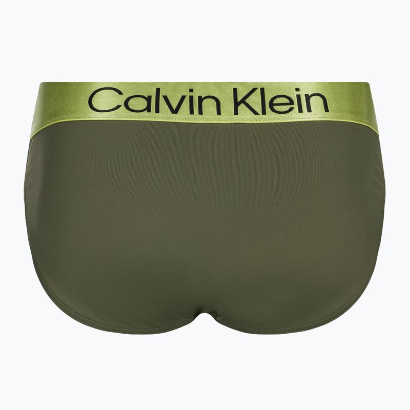 Férfi úszónadrág Calvin Klein Brief green 2