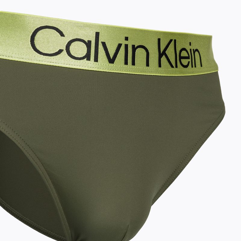 Férfi úszónadrág Calvin Klein Brief green 3