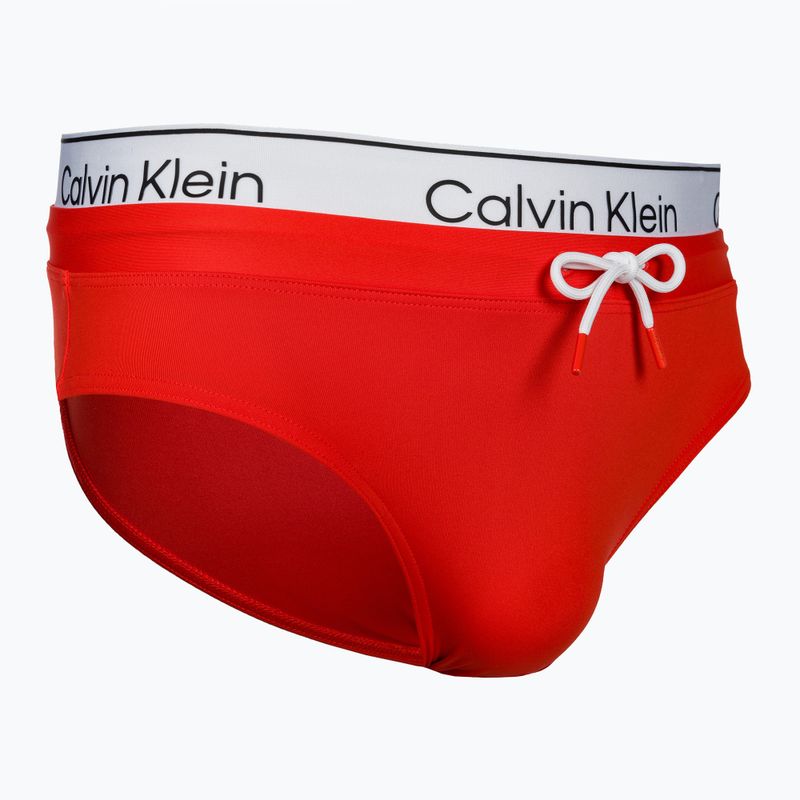 Férfi úszónadrág Calvin Klein Brief Double WB red 3