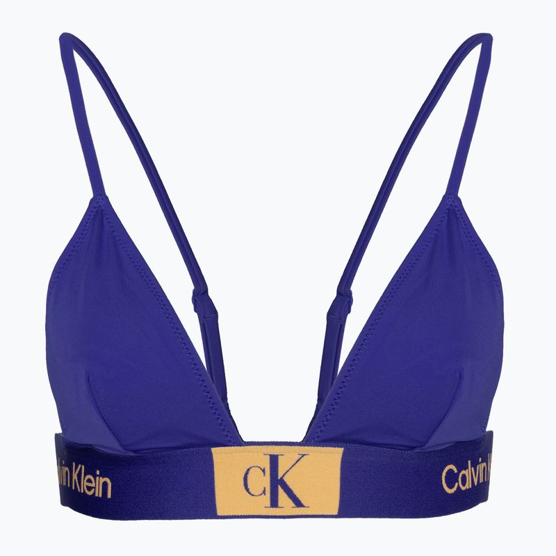 Bikini felső Calvin Klein Fixed Triangle-RP midnight lagoon