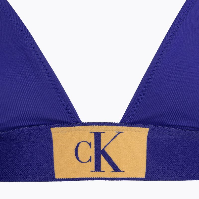 Bikini felső Calvin Klein Fixed Triangle-RP midnight lagoon 3