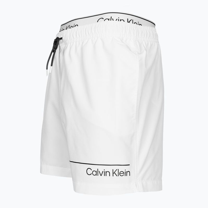 Férfi úszónadrág Calvin Klein Medium Double WB classic white 3