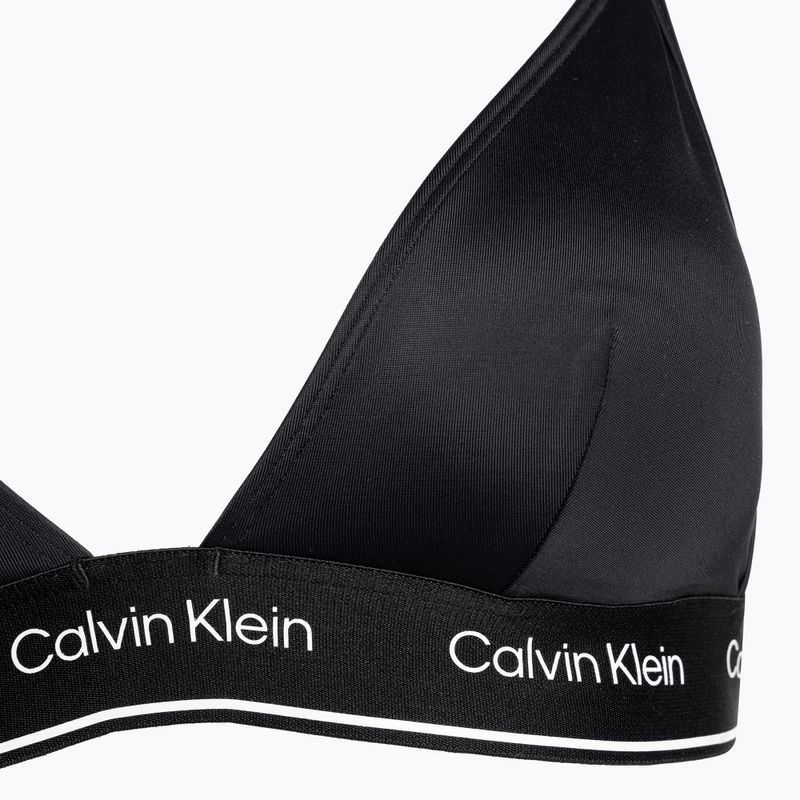 Bikini felső Calvin Klein Triangle-RP black 3