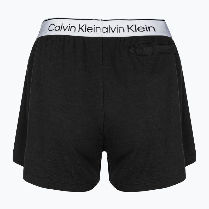 Női úszónadrág Calvin Klein Relaxed Swim Shorts fekete 2