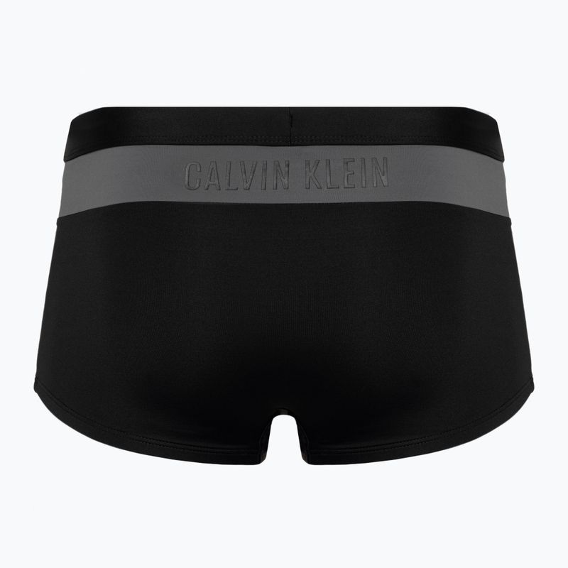 Férfi Calvin Klein Trunk úszó boxeralsó fekete 2