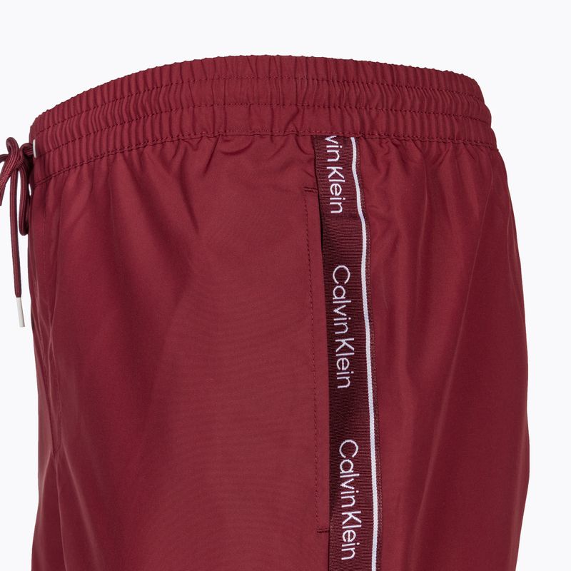 Férfi úszónadrág Calvin Klein Medium Drawstring cordovan 3