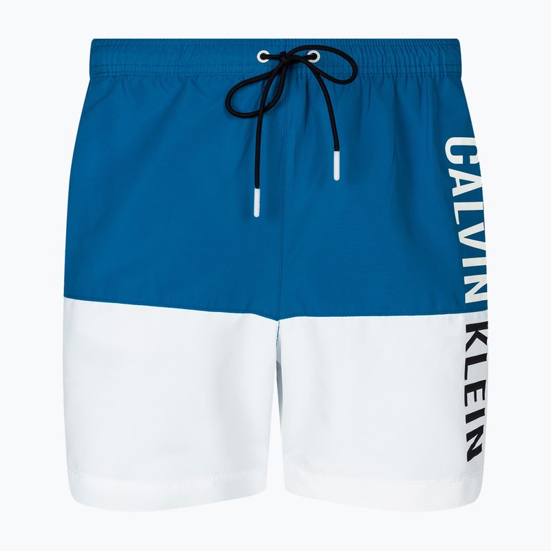 Férfi úszónadrág Calvin Klein Medium Drawstring-Block faience blue