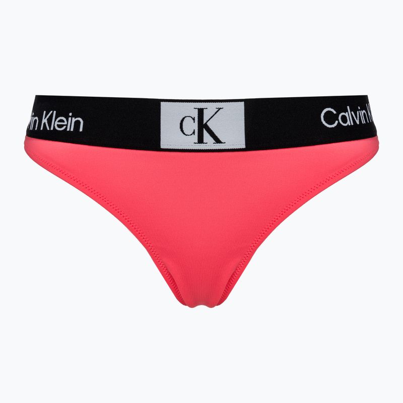 Bikini alsó  Calvin Klein Thong calypso coral