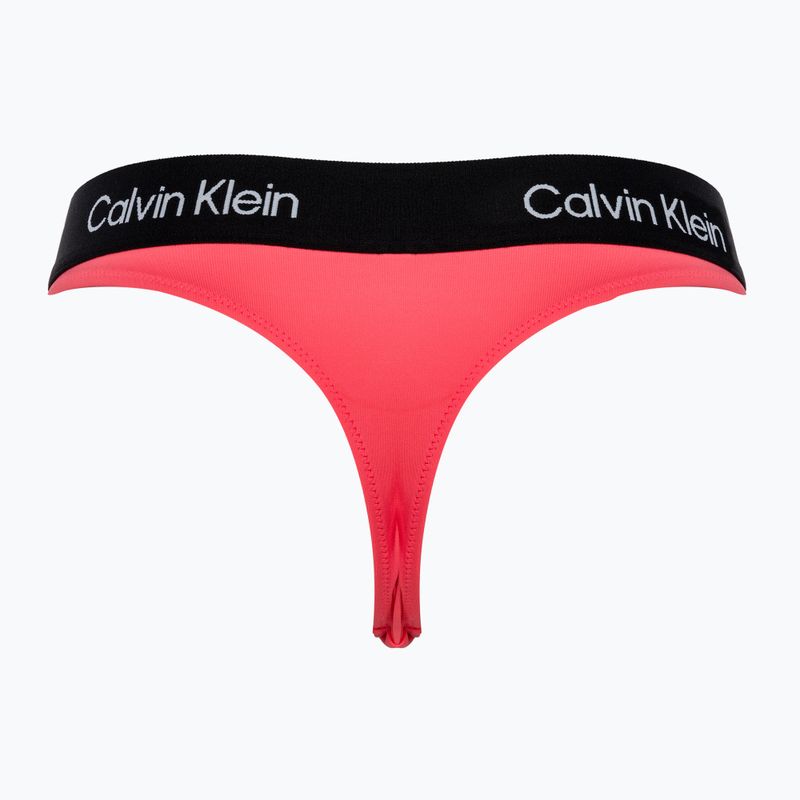 Bikini alsó  Calvin Klein Thong calypso coral 2