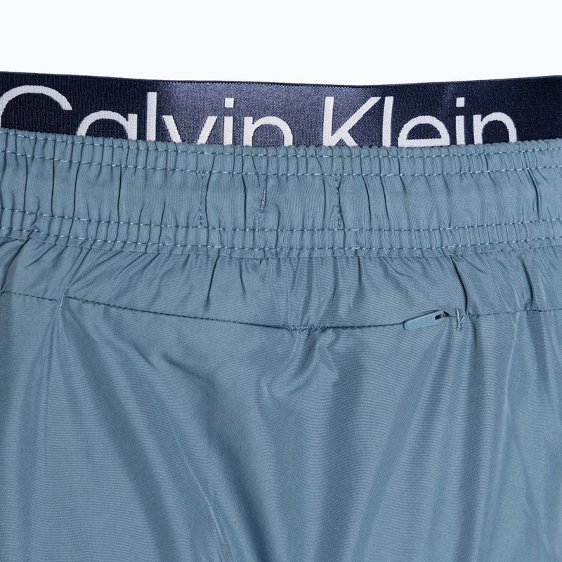 Férfi úszónadrág Calvin Klein Short Double Waistband muted cerulean 4