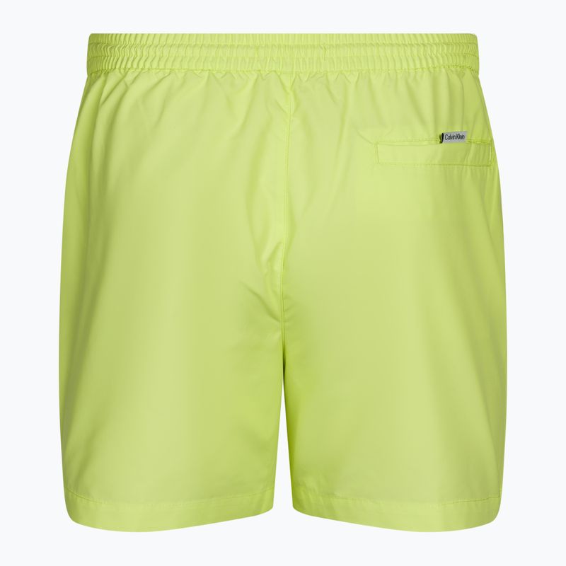 Férfi úszónadrág Calvin Klein Medium Drawstring sunny lime 2