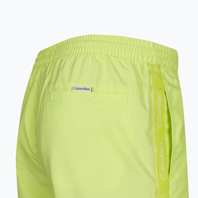 Férfi úszónadrág Calvin Klein Medium Drawstring sunny lime 4