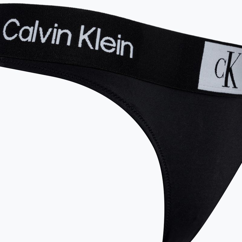 Bikini alsó  Calvin Klein Thong black 3