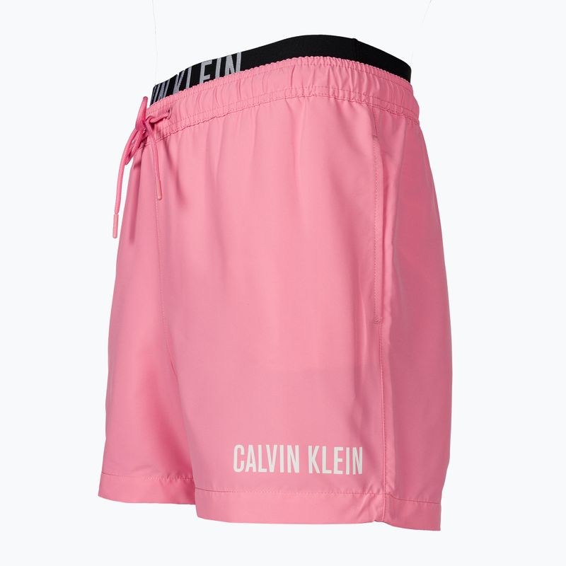 Férfi úszónadrág Calvin Klein Medium Double WB sachet pink 3