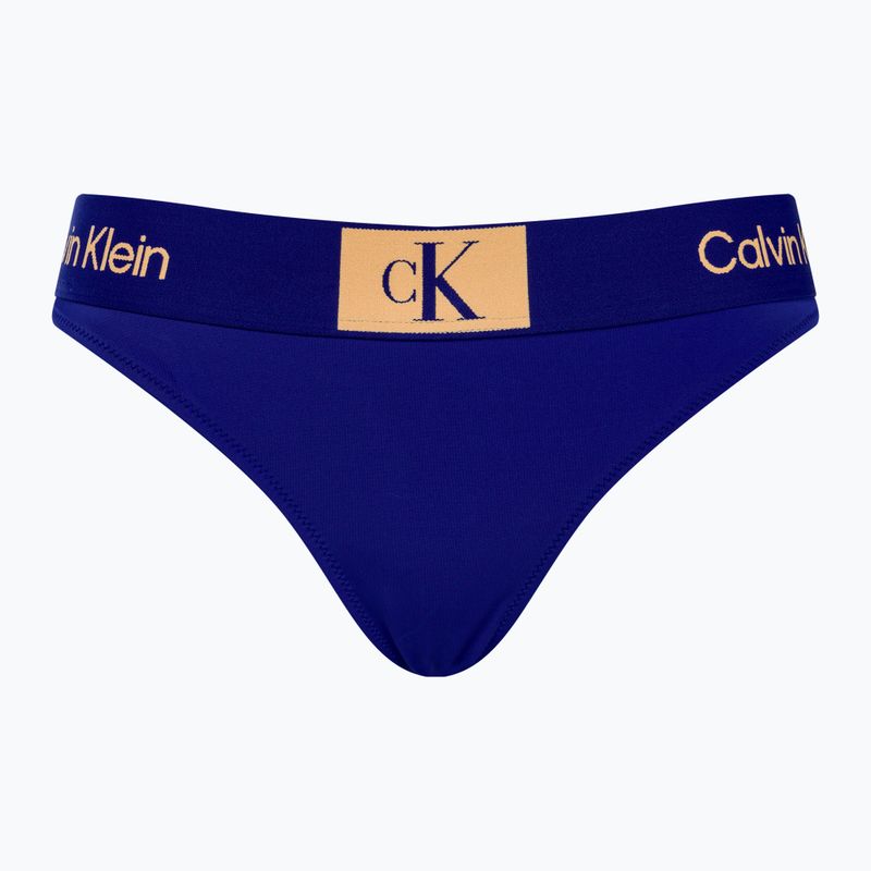 Bikini alsó  Calvin Klein Thong midnight lagoon