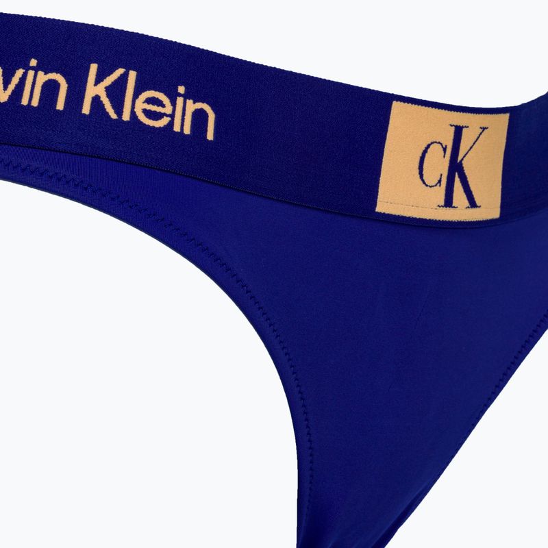 Bikini alsó  Calvin Klein Thong midnight lagoon 3