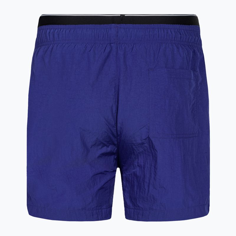 Férfi úszónadrág Calvin Klein Medium Double WB midnight lagoon 2
