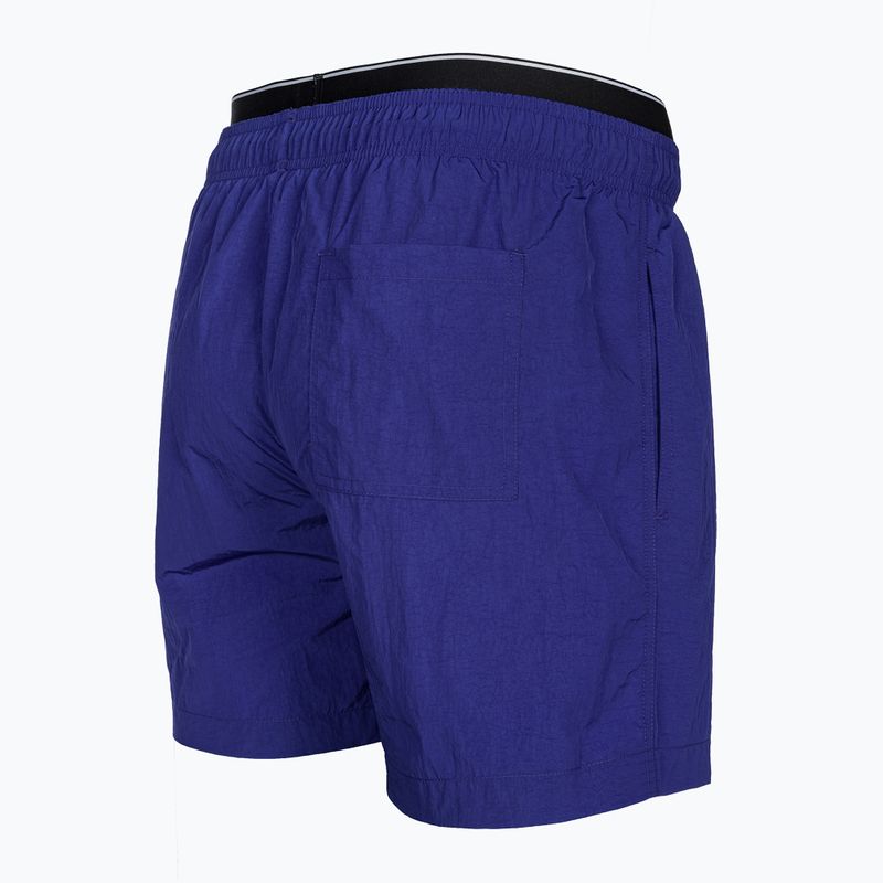Férfi úszónadrág Calvin Klein Medium Double WB midnight lagoon 4