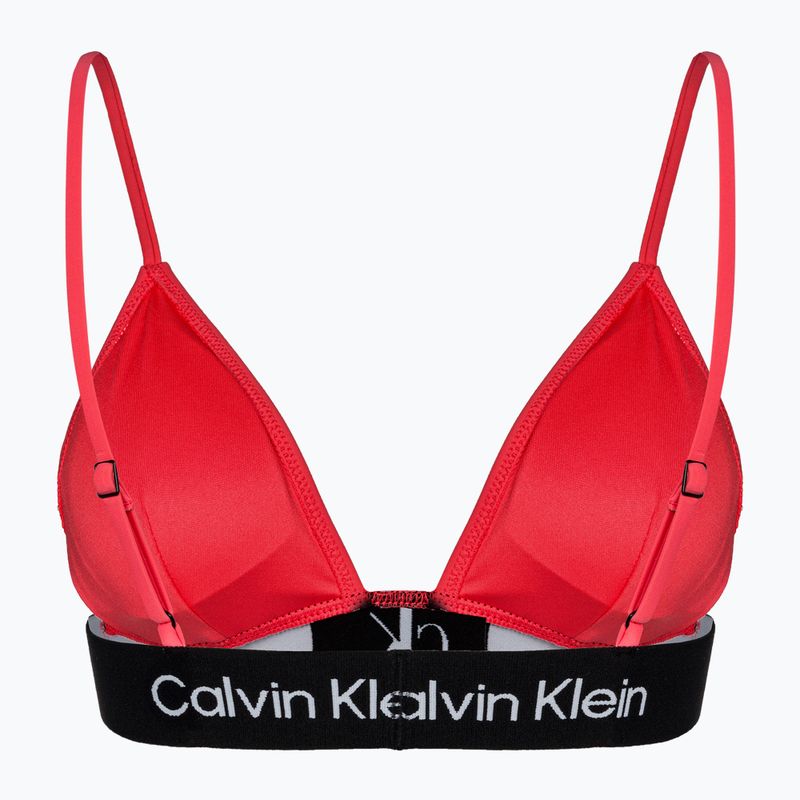 Bikini felső Calvin Klein Fixed Triangle-RP calypso coral 2