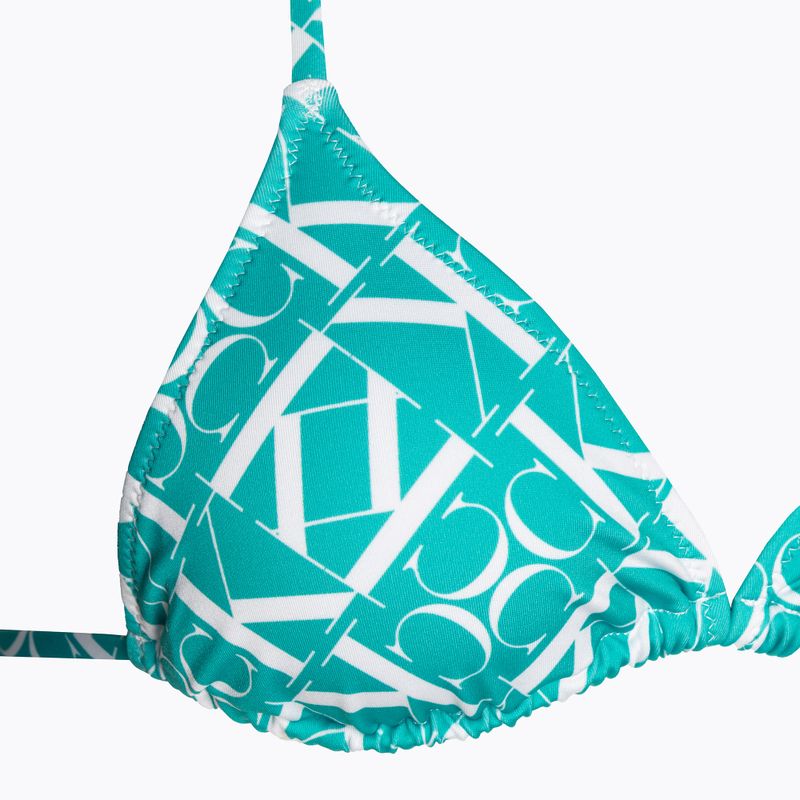 Bikini felső Calvin Klein Triangle-RP Print monogram blue 3