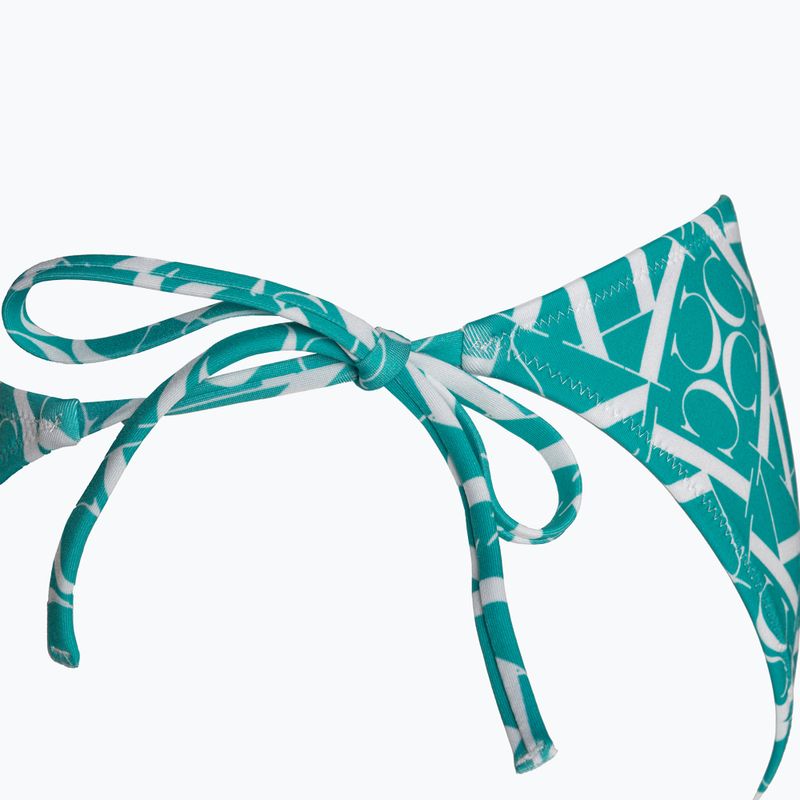 Bikini alsó  Calvin Klein String Side Tie Print monogram blue 3