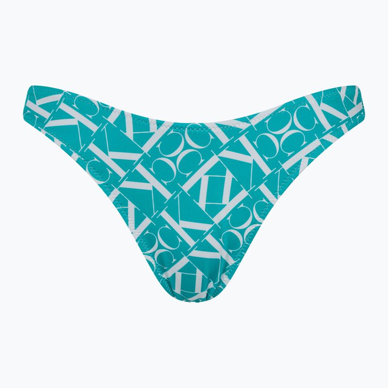 Bikini alsó  Calvin Klein Cheeky Bikini Print monogram blue