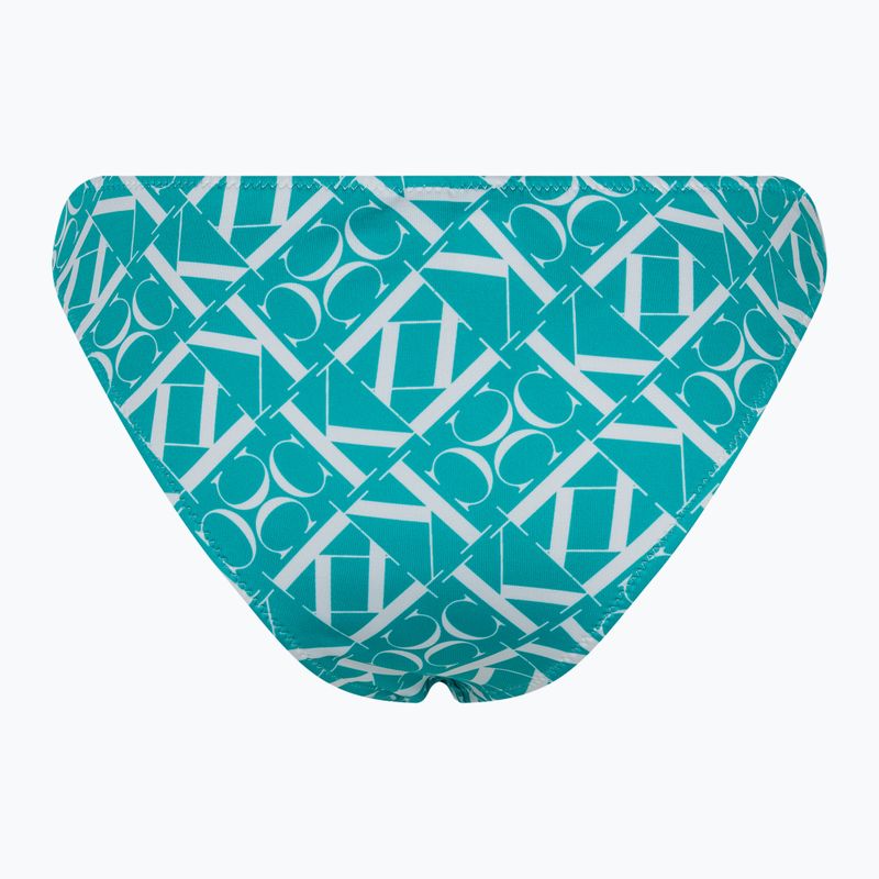 Bikini alsó  Calvin Klein Cheeky Bikini Print monogram blue 2