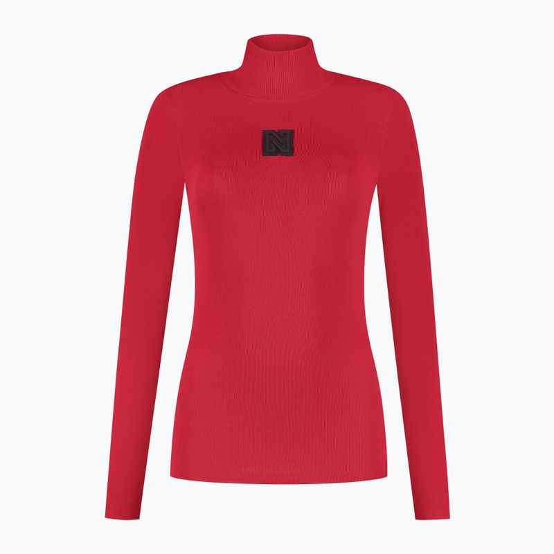 Női pulóver Nikkie Jolie Ski Turtle Neck red