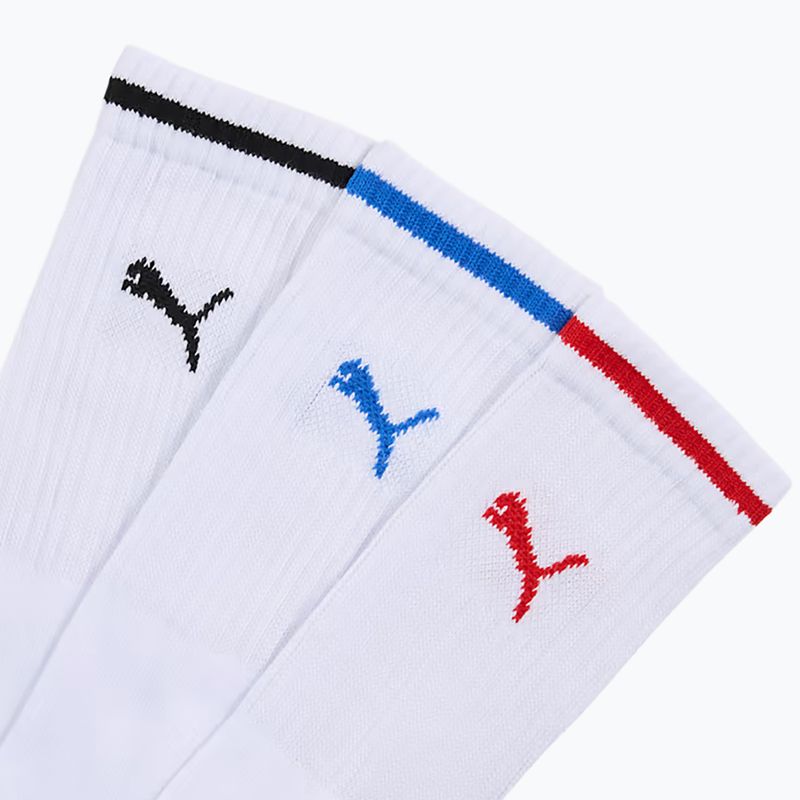 Zokni PUMA Sport Crew Stripe 3 pairs white 2