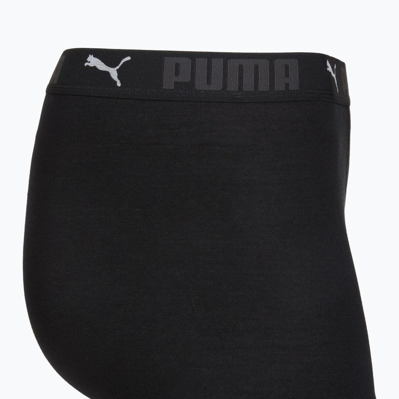 Férfi boxer nadrág Cotton Long 2 pack black 4