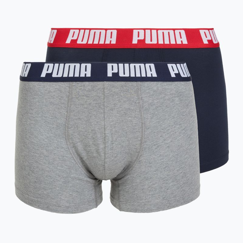 Férfi boxeralsó PUMA Everyday Basic 2 pairs navy/grey