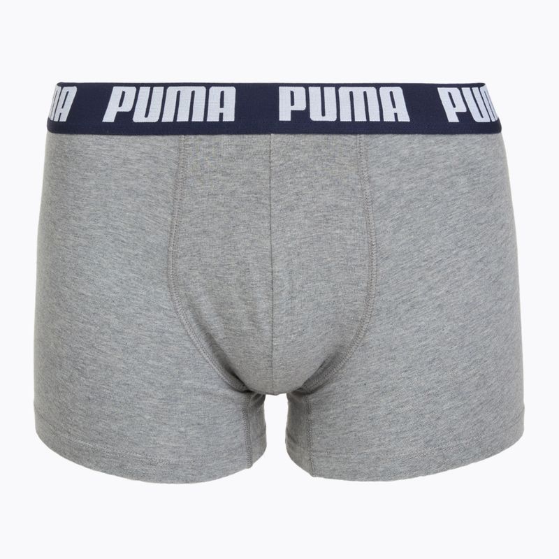 Férfi boxeralsó PUMA Everyday Basic 2 pairs navy/grey 2