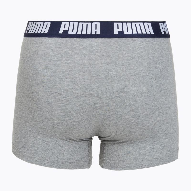 Férfi boxeralsó PUMA Everyday Basic 2 pairs navy/grey 3