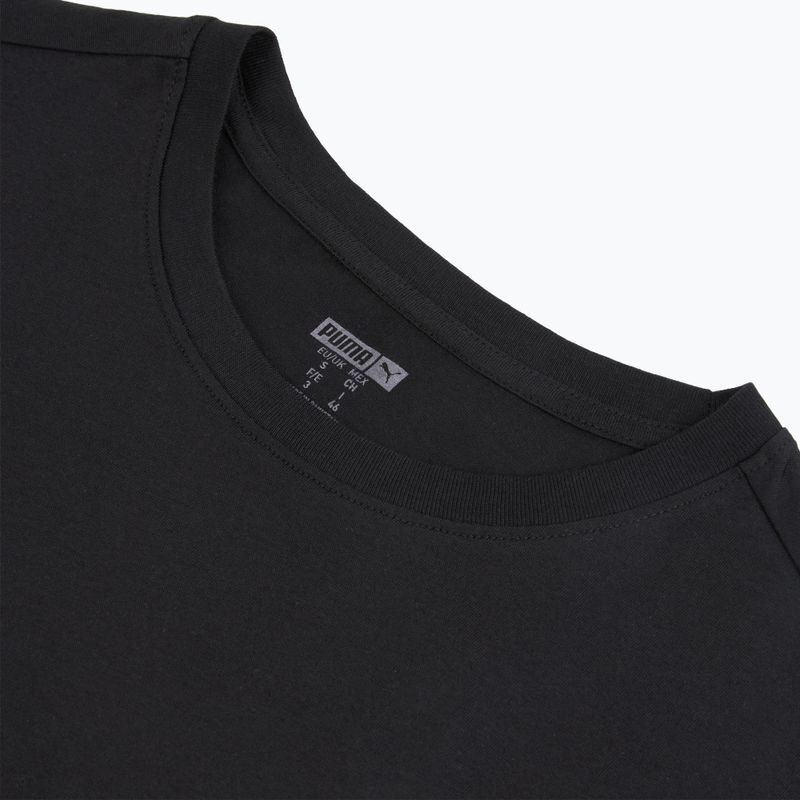 Férfi póló PUMA Basic Crew 2 pack black 3